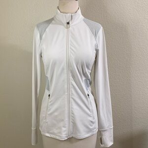 Ideaology White Athletic Jacket Small‎